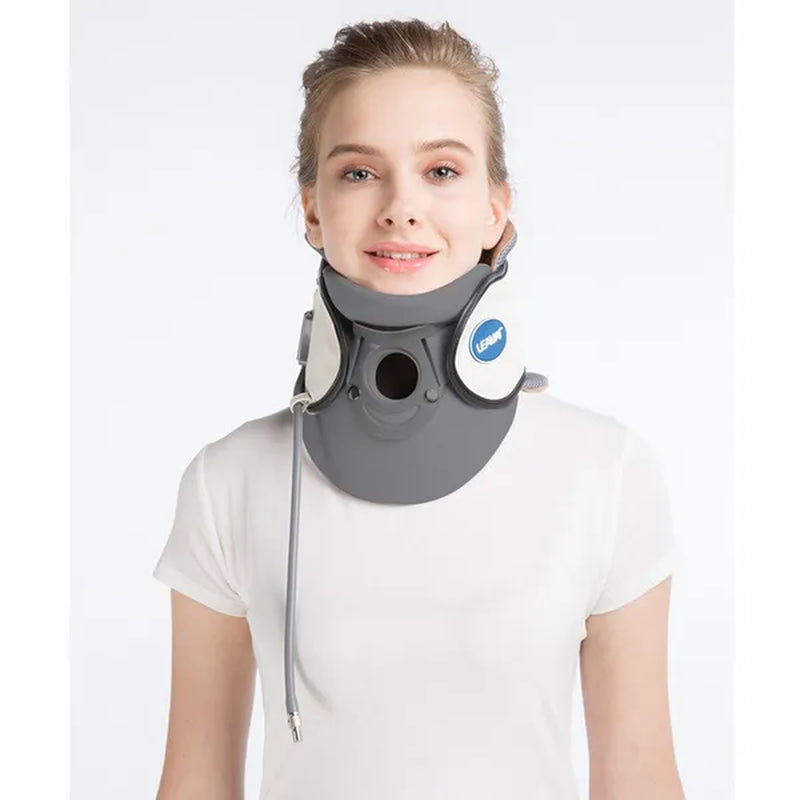 LEAMAI Inflatable Medical Neck Cervical Traction Device Relief Neck and Upper Back Pain Portable Home Use Cervical Vertebra Tractor