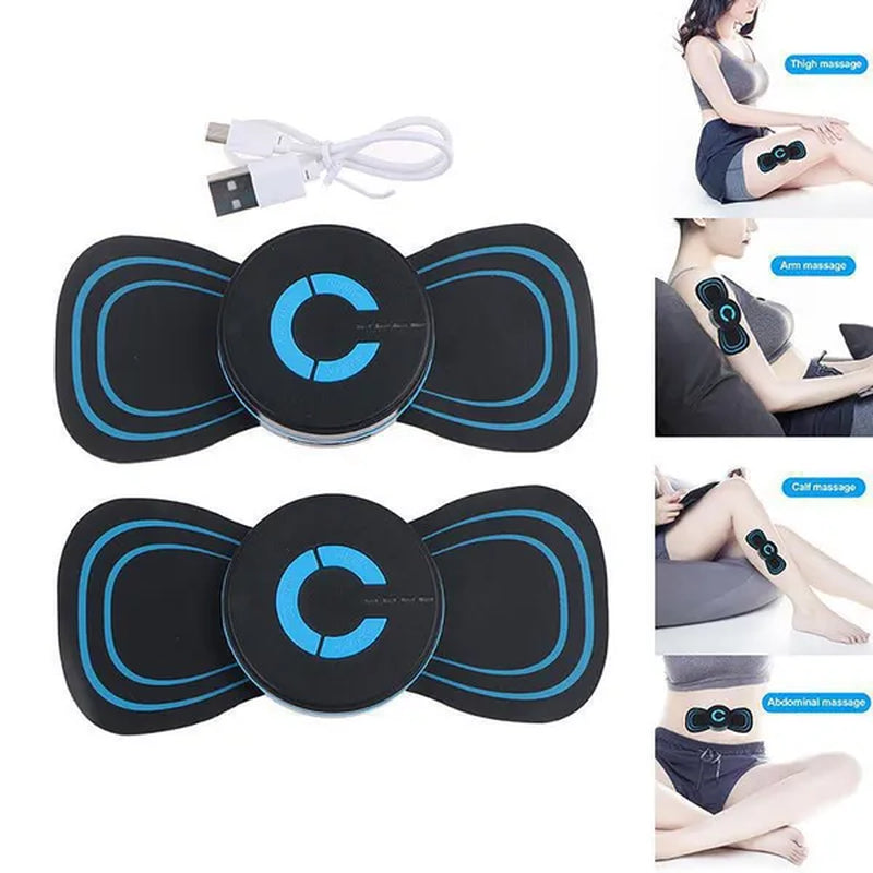 Mini New Electric Massager Stimulator Pain Relief Neck Back Leg Health Care Relaxation Tool Cervical Portable Massage