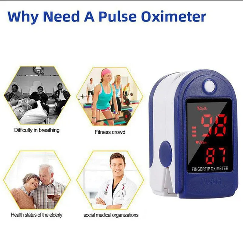 Finger Blood Pulse Oximeter