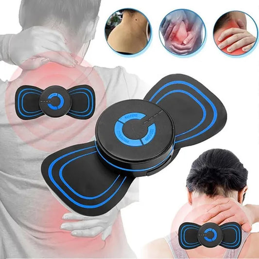 Mini New Electric Massager Stimulator Pain Relief Neck Back Leg Health Care Relaxation Tool Cervical Portable Massage